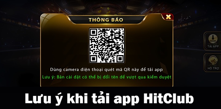 Lưu ý khi tải app HitClub về máy