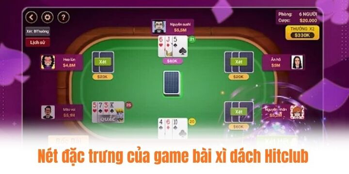 Đôi nét đặc trưng của game bài xì dách Hitclub