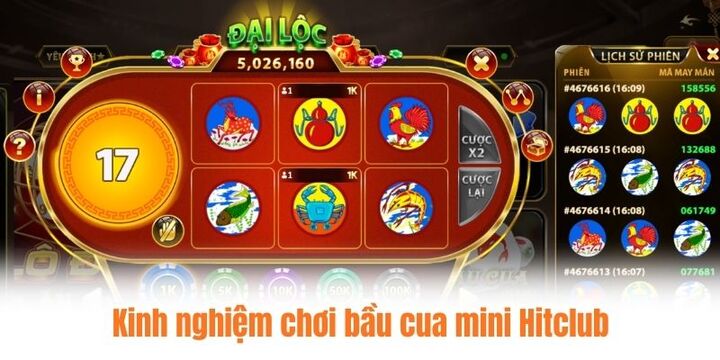 Triển khai bầu cua mini Hitclub cùng kinh nghiệm từ cao thủ