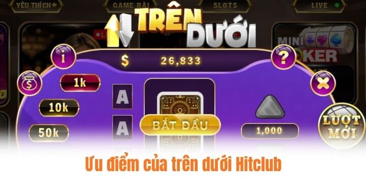 Trên dưới Hitclub và những ưu điểm đặc biệt 